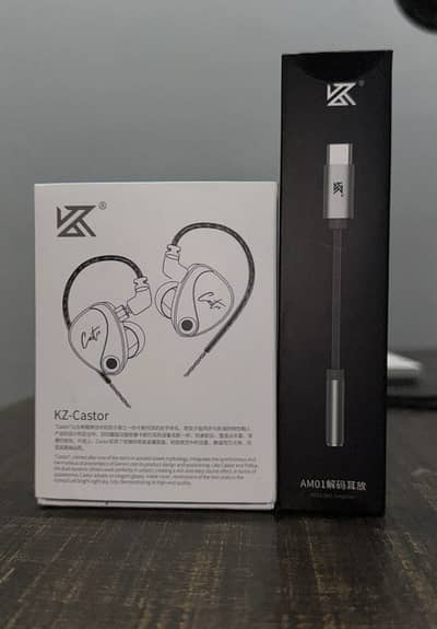 KZ Castor improved bass with Mic | Kz Am01 Dac