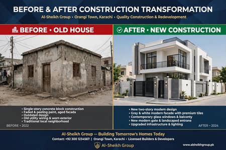 House Construction, Renovation, Grey Structure, Finishing work