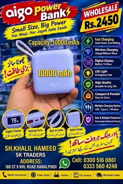 power banks whole sale price 10000 mah