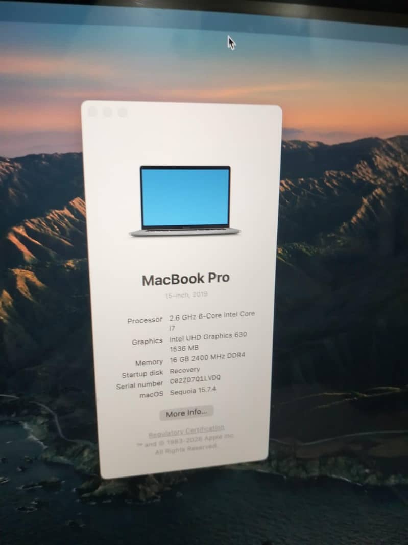 MacBook Pro 2019 2