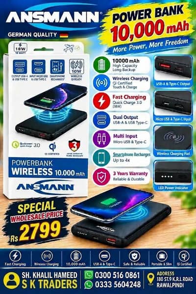 wireless power banks whole sale price 10000 mah