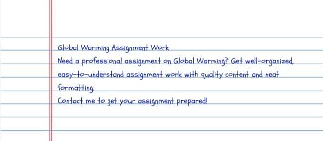 Expert Handwriting & Assignment Work Services