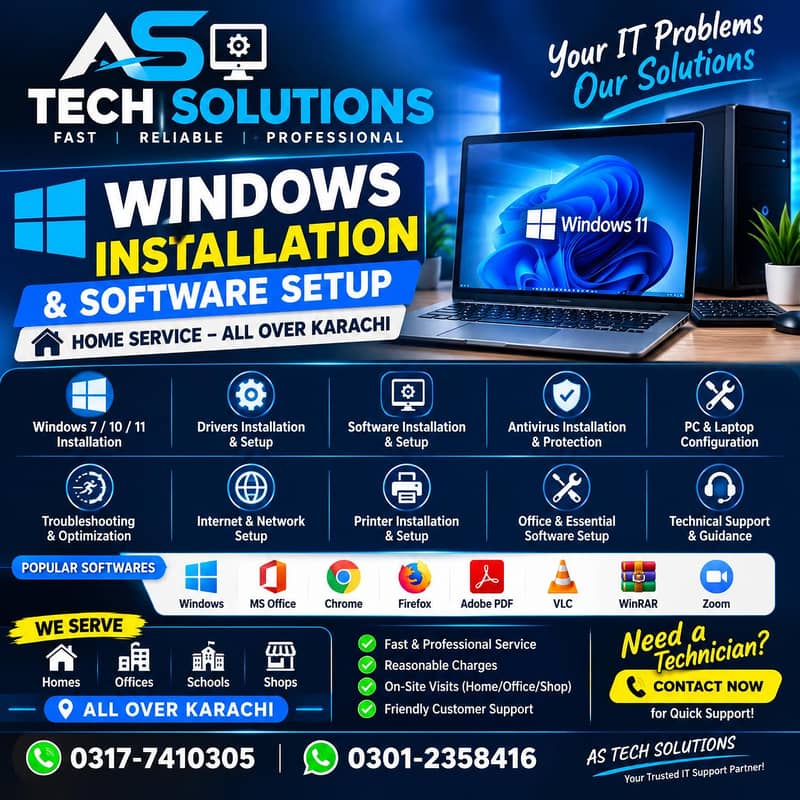 Windows Installation & Software Setup Services 0