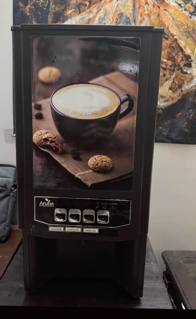 Aruba 4 Flavor automatic Tea and coffee vending Machine