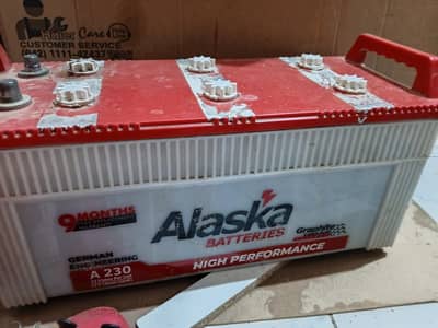 Alaska A230 Car Battery – Good Working Condition
