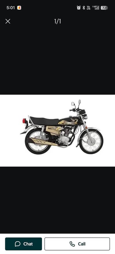 125 black gold 2026 . . 1 hand  use 10/10 condition