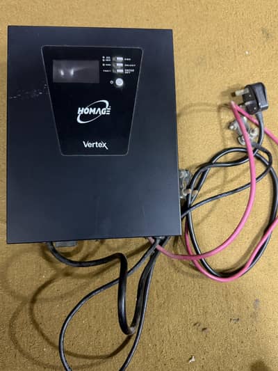 “For sale: Homage Vertex HVS-2414SCC inverter, 1800W, 24V.