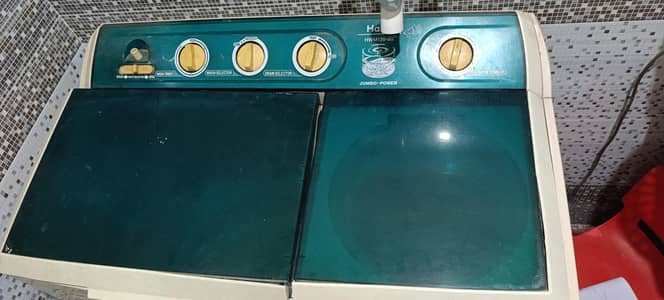 Haier washing and dryer dono option hai