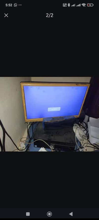 LCD 21 inch converted computer LCD to TV