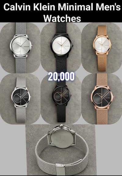 High-End Watches Collection (CK,Fossil & Vacheron)