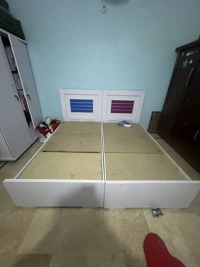 Kids Bed and Wardrobe