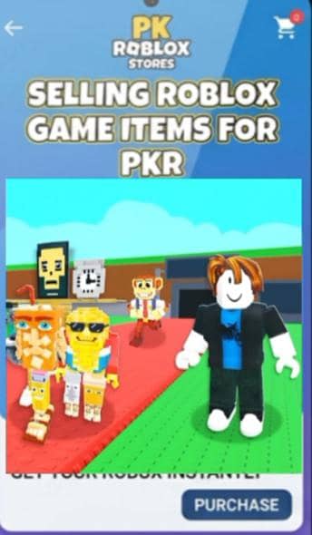ROBLOX GAME ITEMS FOR SELL