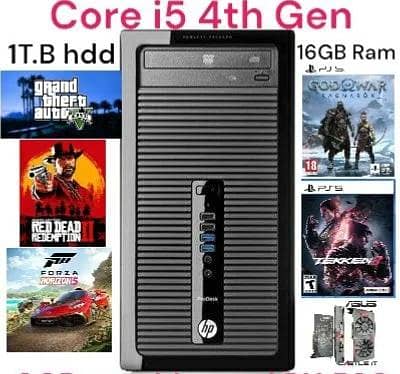 i5 4th generation Tower toppea gaming PC 200+ gims