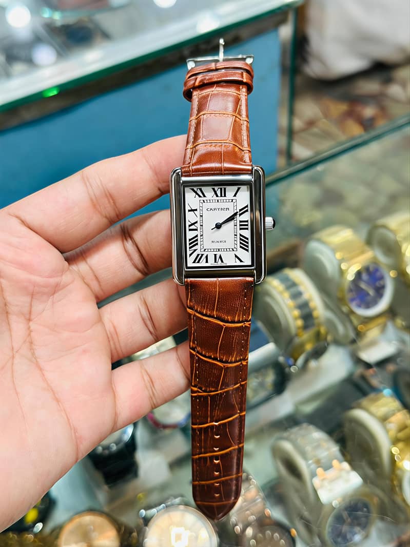 ⌚ Luxury Men's Cartier Style Watch – Brand New - Watches - 1120919453