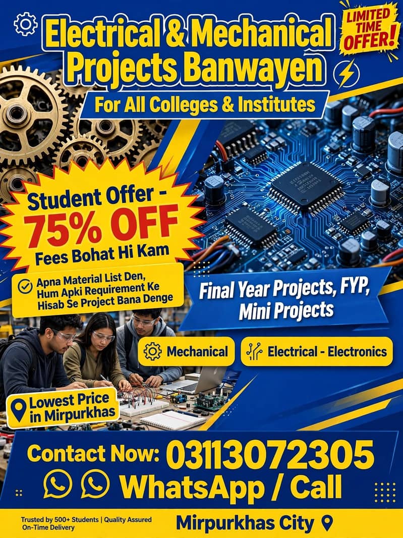 MiniProjects for final year students. 0