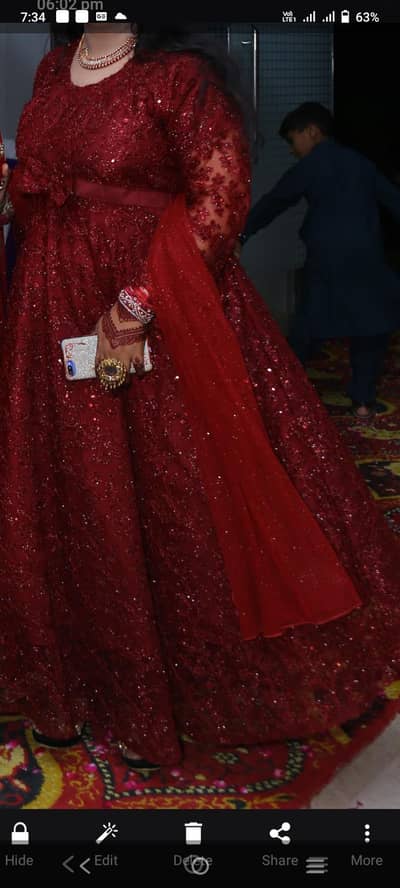 fancy party wear maxi wedding dress