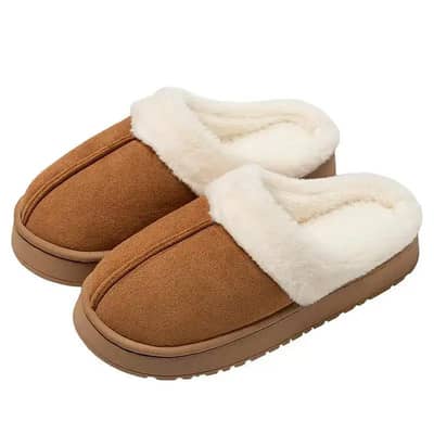 Winter cotton slippers for women