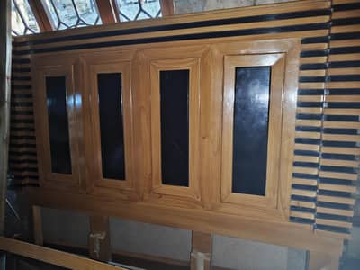 wooden Double bed