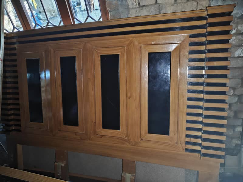 wooden Double bed 1