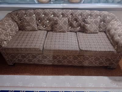 5 Seater Sofas And Full Sofa Set 100% Ok Good Condition