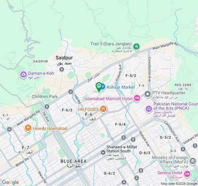 For Sale Premium F-6 Islamabad Properties | Luxury 1200 Sq. Yard House on Hill Road F-6/3 | Near F-6 Super Market | Margalla Hills Scenic Views | Green Pine Belt Location | High Rental Yield & Elite Investment Opportunity