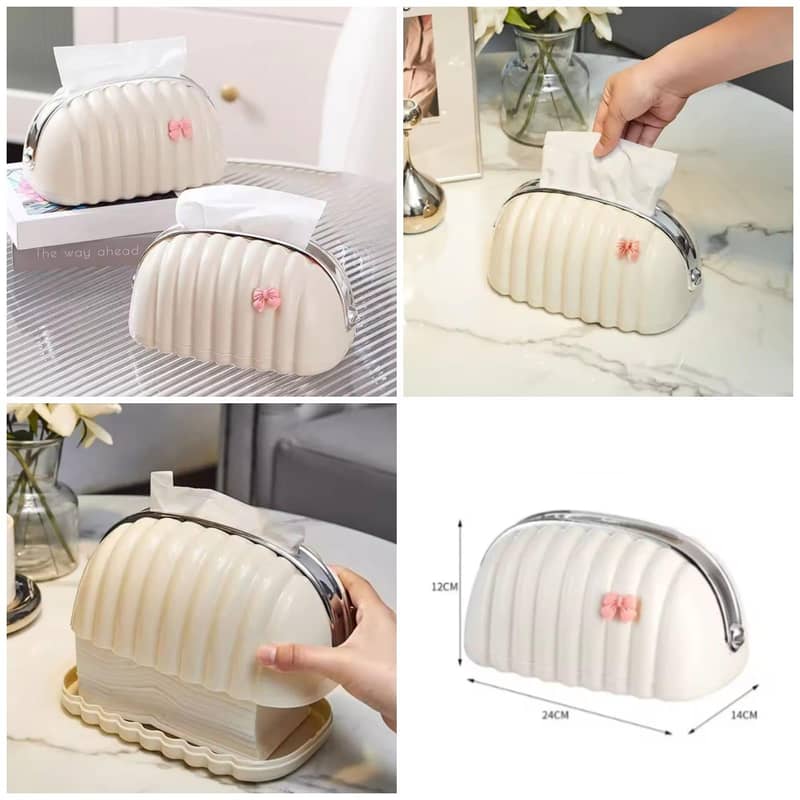 BUBBLE BOW TISSUE BOX 1