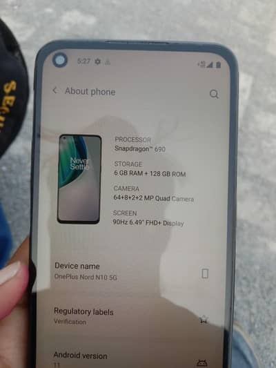 One Plus Nord N100 6 128 official pta approved