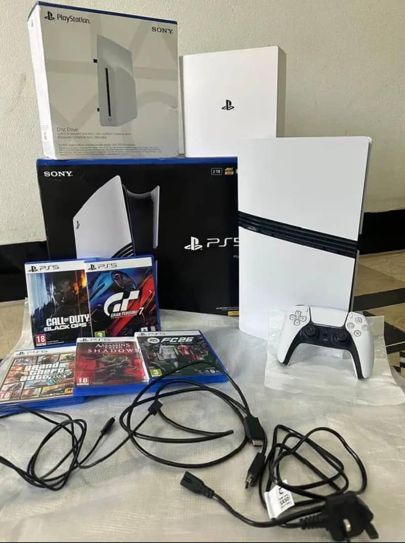 Sony playstation PS5 pro 2TB with complete box - Gaming Consoles ...