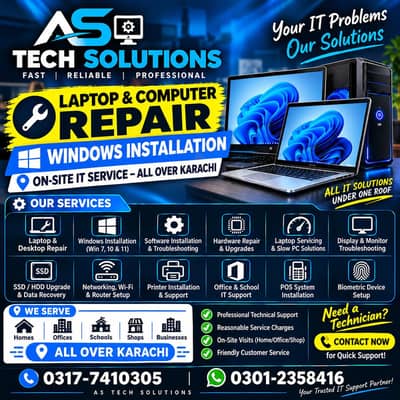 Laptop repair & computer Repair | Windows Installation service