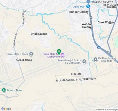 A-Block Main Double Road 5 Marla Plot In Faisal Hills | Plot No. 3332
