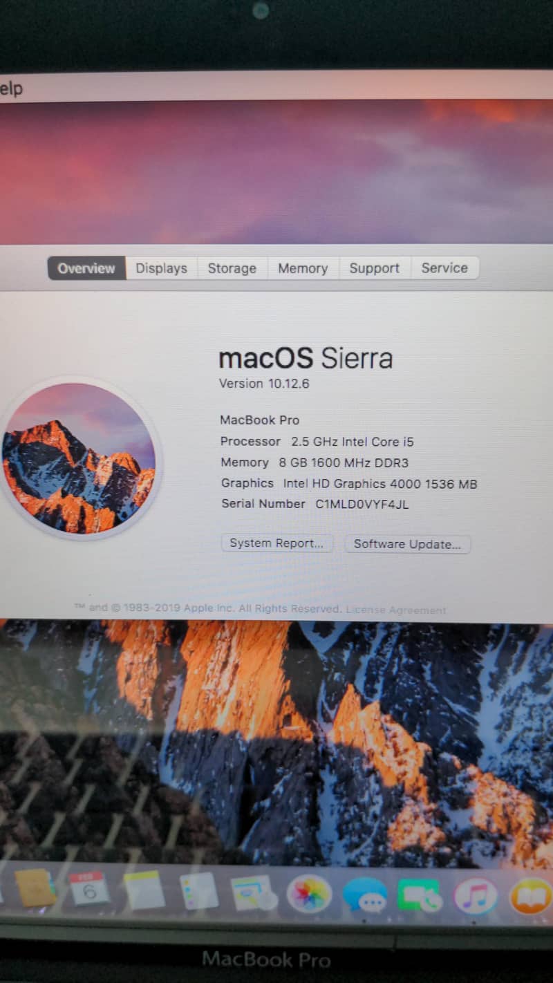 MacBook pro 2012 i5 2