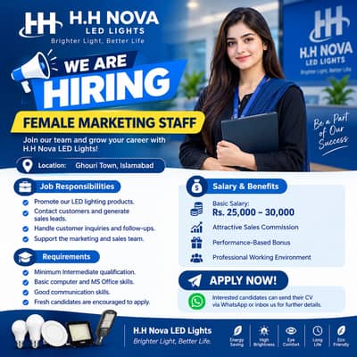 FEMALE MARKETING STAFF