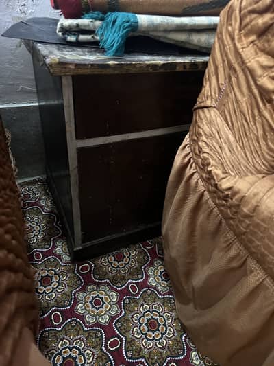 Urgent Sale Bed with side tables