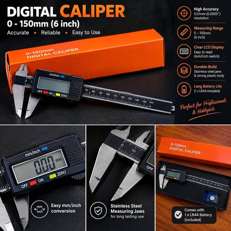 Vernier caliper 0
