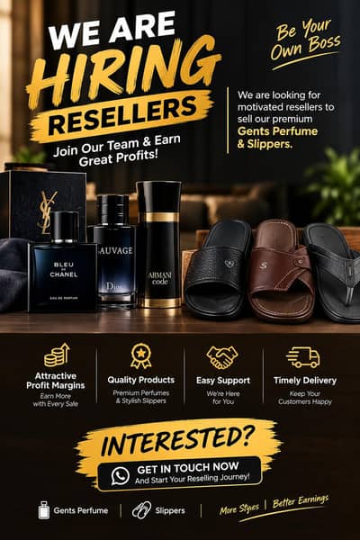 20 vacancies for resellers