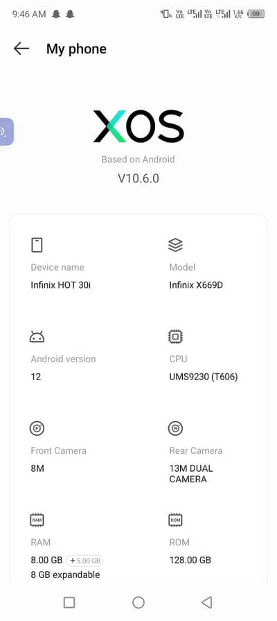 Infinix Hot 30i