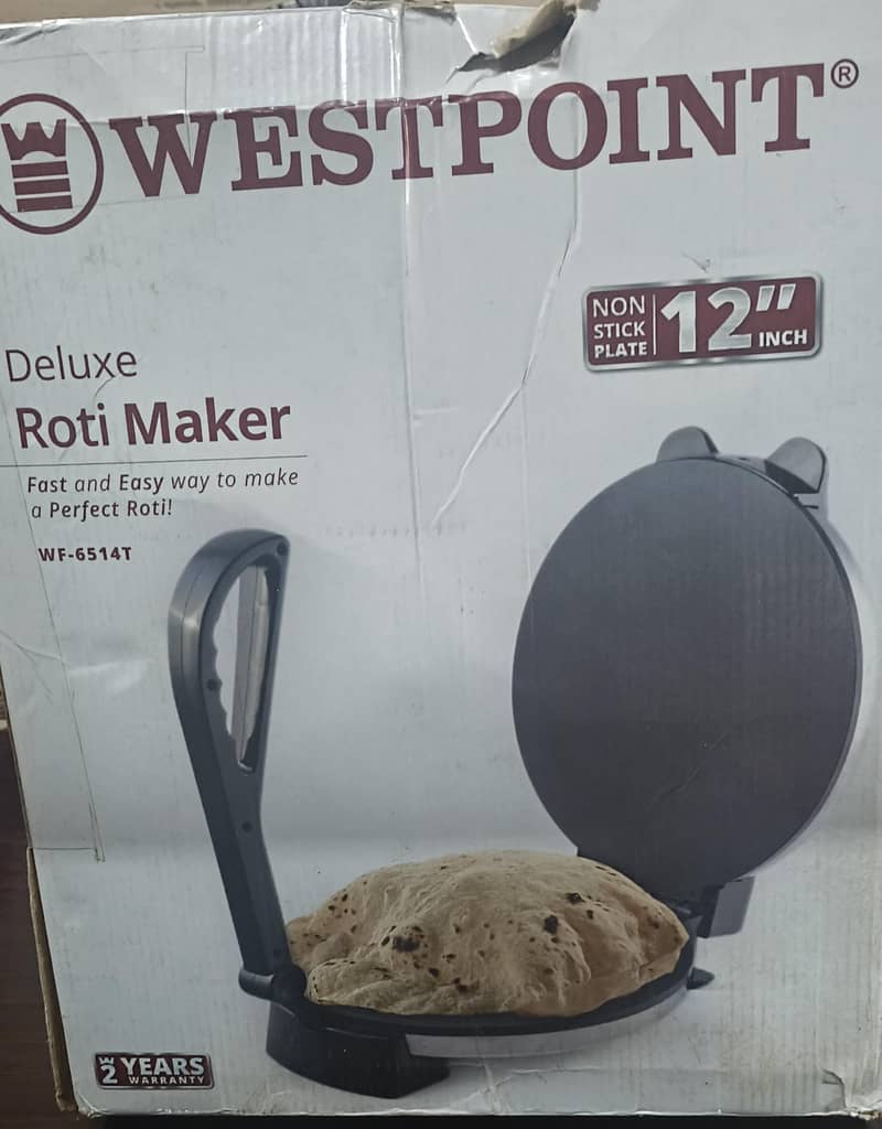 Westpoint Roti Maker Machine – New 0