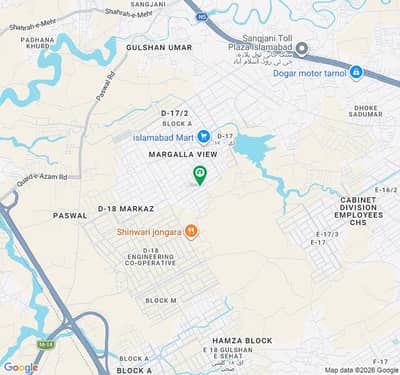 10 Marla Best Location Main Double Road Level Plot Is Available For Sale At Road -F D-17 Extension