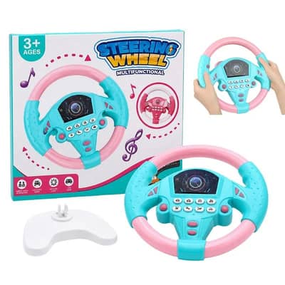 Toy Steering Wheel with Sound Effects for Kids | Interactive Driving