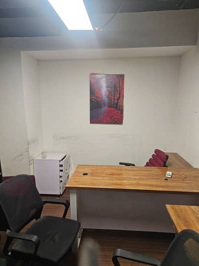 150 Sq Ft Fully Furnished Office For Rent - Model Town Link Road - Ground Floor - 4 Seating + CO Table - Rent 25K - All Services Included
