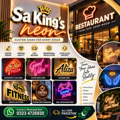 neon signs/led sign/Neon Lights/ Neon Sign/ Acrylic sign/3d sign board