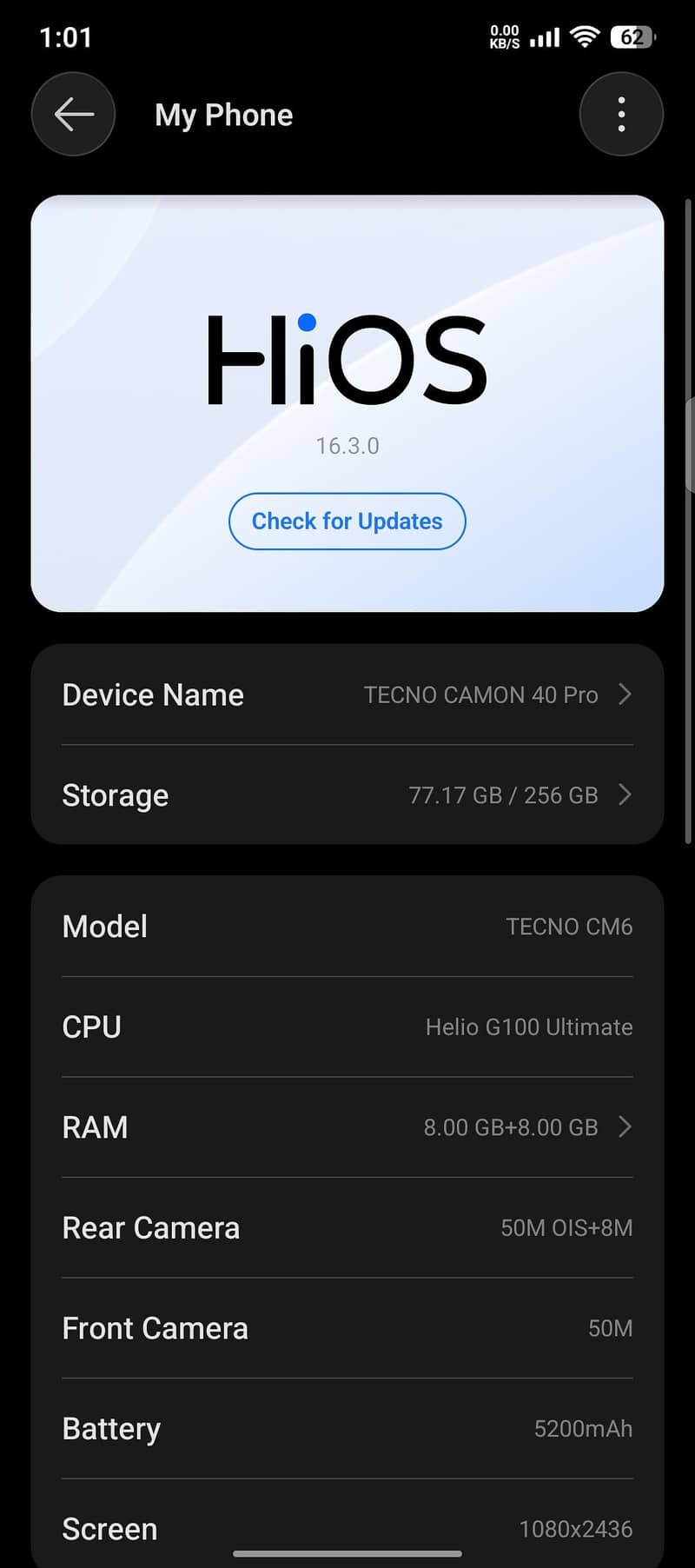 Tecno CAMON 40 Pro 10