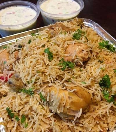 homemade chicken biryani