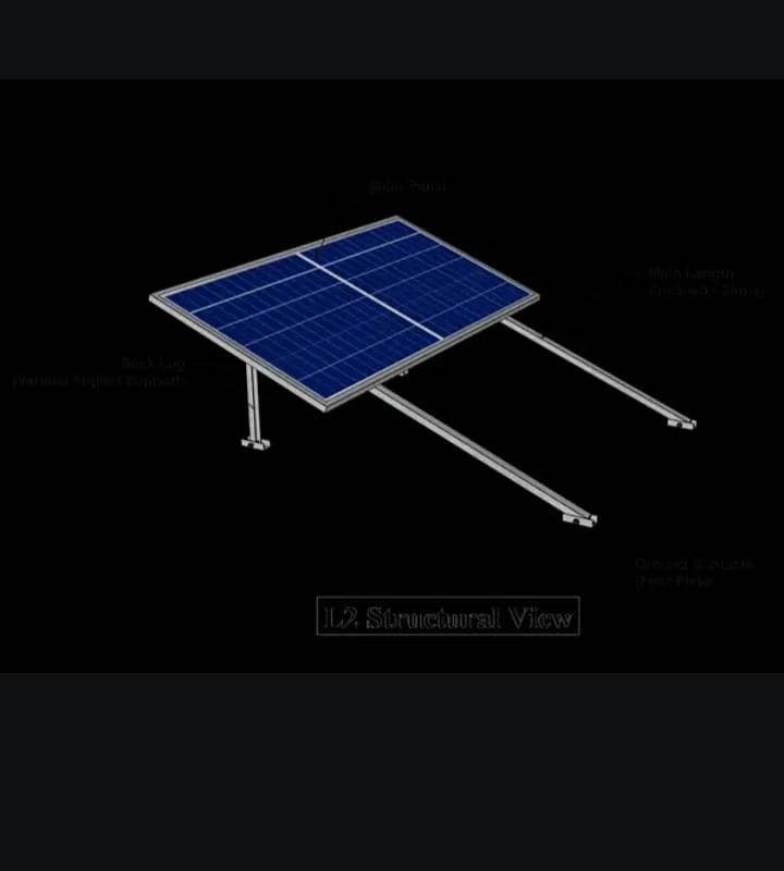 solar panels structure 1