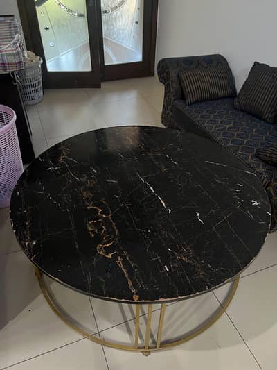 Black coffee table