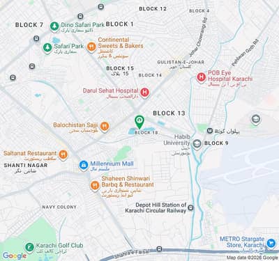 Prime Location Shop With Mazanine Available For Rent, Prime Location Of Gulistan E Jauhar Block 18