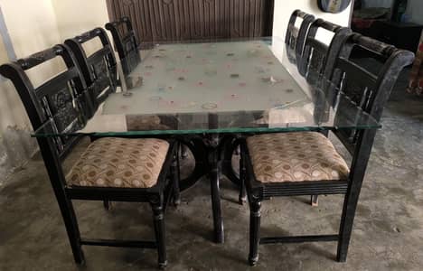 Dining Table with 6 Chairs