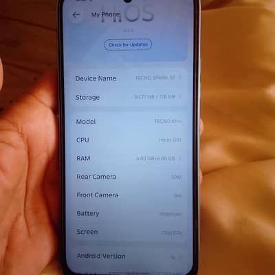 Tecno Spark 50 6+6/128 full box 10/10