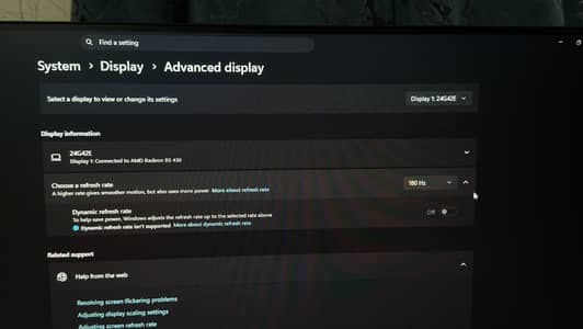 180HZ fps monitor AOC 24g42e ips fast gaming monitor