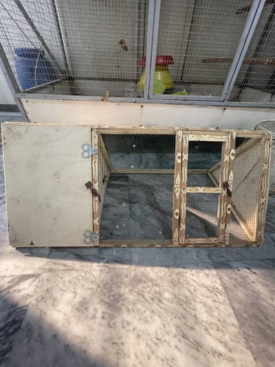 3 pc cages for hens …2 piece Woden European style